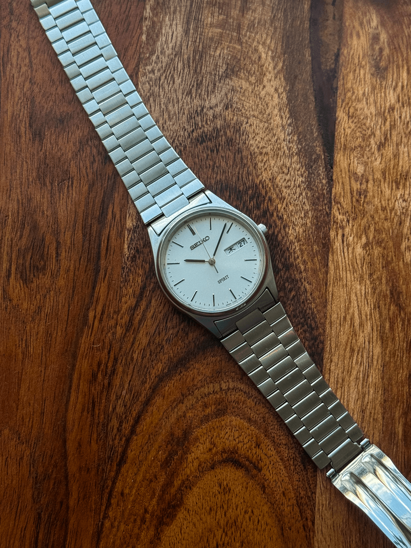 Seiko "Silver Kanji", view 1